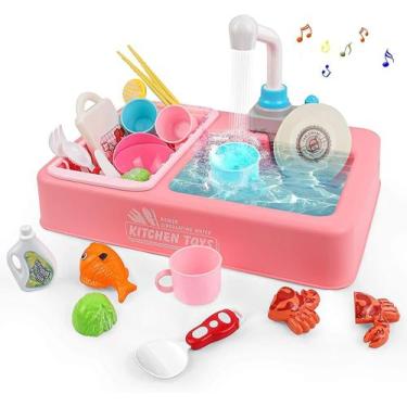 Imagem de Conjunto de brinquedos para pia de cozinha Pretend Play com - Gloome S