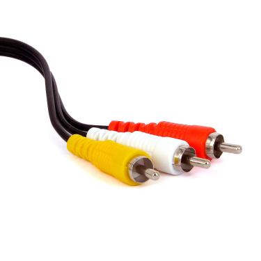 Imagem de Cabo Áudio e Vídeo 3 RCA X 3 RCA - 30 Metros