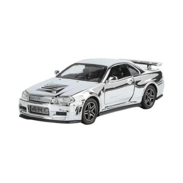 Imagem de Modelo De Carro Esportivo Colorido God of War GTR-R34 1:32, Brinquedo 