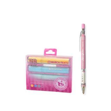 Imagem de Kit Rebecca Bonbon Com 4 Marca Textos Em Tons Pastéis De Glitter e Lap