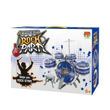 Imagem de Bateria Infantil Rock Party Azul Dmt6066Az - Dm Brasil