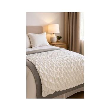 Imagem de Manta Tricot Beehive - Cor: Branco