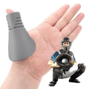 Imagem de Protetor de polegar de beisebol Rolitwils Protetor de silicone ranhura