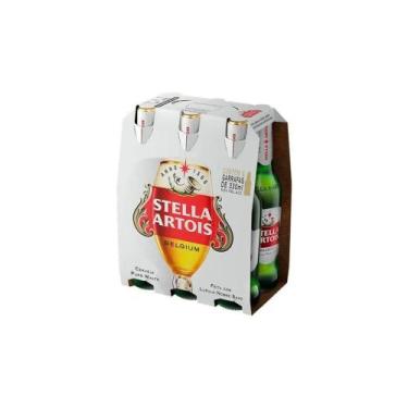 Imagem de Cerveja Stella Artois 330ml Long Neck - Pack c/6 - Adega Torres