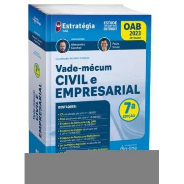 Imagem de Vade Mecum Civil e Empresarial - Estratégia - 7ª Edição/2023 - RIDEEL 