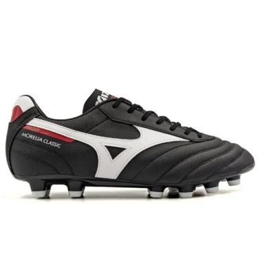 Imagem de Chuteira Campo Mizuno Morelia Classic MD - Preto+Branco - 39, 39