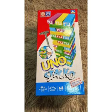 Jogo de Mesa Uno Stacko Mattel 43535 - Loja de Brinquedos