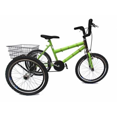 Imagem de Bicicleta Triciclo aro 20 Bambu verde