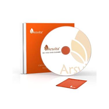Imagem de Arsvita Conjunto de limpeza de discos de CD a laser para CD e leitor de DVD, seguro e eficaz