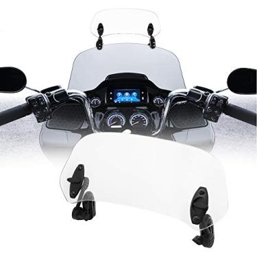 Imagem de Clipe ajustável universal Motoparty – Extensão de para-brisa de motocicleta – Serve para Honda Suzuki Kawasaki Yamaha BMW Harley Buell Triumph Ducati Aprilia e mais para-brisas de