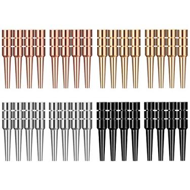 Imagem de 32Pcs Metal Cribbage Pegs in Four Fit 1/8 Holes ,Premium Metal Cribbage Pegs with a Tapered Design for Cribbage Traditional Board Game