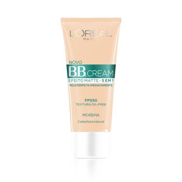 Imagem de Base BB Cream L'Oréal Paris Efeito Matte Cor Escura FPS 50 30ml 30ml