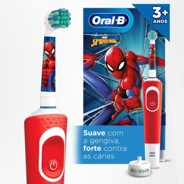 Imagem de Escova Dental Elétrica Oral-b Spiderman 1 Unidade Spiderman