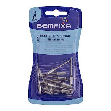 Imagem de Rebite Aluminio - Cartela Bemfixa 4.0 X 10 Mm