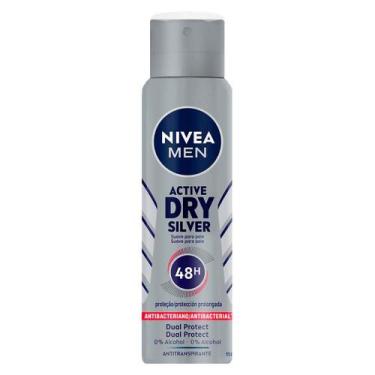 Imagem de Desodorante Aerosol Masculino Nivea Men - Silver Protect