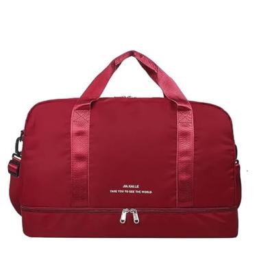 Imagem de Bolsa Mala Fitness Academia Viagem Unissex Transversal Casual Masculino e Feminina Imperme?vel (Bord?)