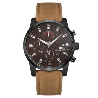 Imagem de Relógio Masculino Ibso 6860b à Prova D`água Marrom