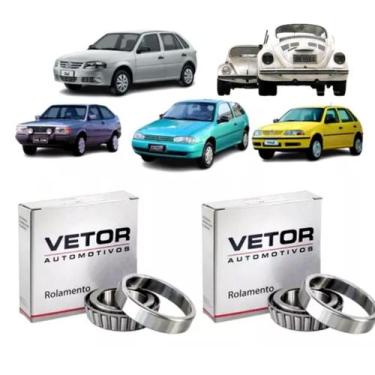 Imagem de Kit 2 Rolamento Caixa Satelite Diferencial Golf Polo Saveiro - Girar R