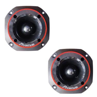Imagem de Kit 2 Tweeters Premium Rt335 100 Rms 8 Ohms Premium