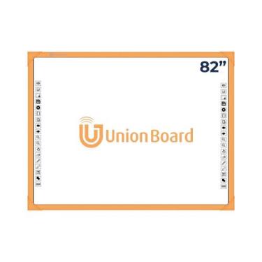 Imagem de Lousa Interativa Digital Touch Unionboard Laranja 82 Pol