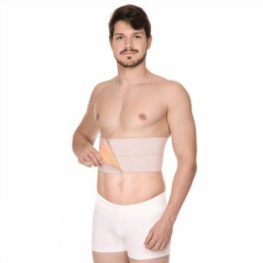 Imagem de Faixa Cinta Abdominal Pós Cirúrgica 2 Gomos 4014 ModelleSkin, 90cm, Nu