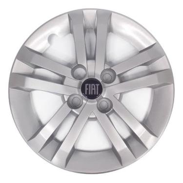 Imagem de 1 Calota Roda Aro 14 Fiat Argo Cinza Metalizado Original unitário