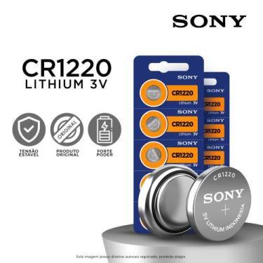 Imagem de 05un. Bateria Pilha CR1220 3v Original SONY