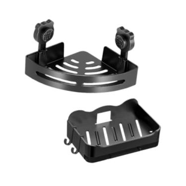 Imagem de Bothyi Prateleira Triangular de Canto para Chuveiro, Organizador de Chuveiro, Suporte de Armazenamento, Cosméticos, Shampoo, Rack de Armazenamento para Banhe, 1pcs com saboneteira