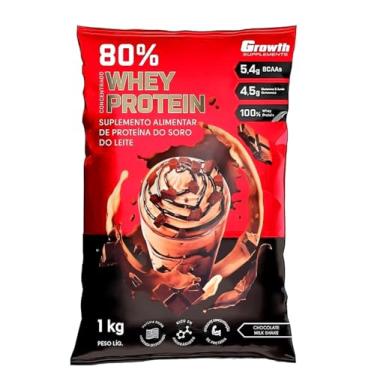 Imagem de Whey Protein (80% Proteína Concentrado) - (1KG, Chocolate Milk Shake)