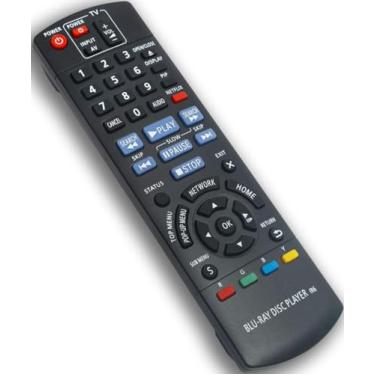 Imagem de Controle remoto de substituição para Panasonic Blu-Ray Disc DVD Player DMP-BD75 DMP-BD755 DMP-MST60 DMP-MS10 DMP-BDT210 DMP-BDT110 DMP-BDT215 DMP-BDT310