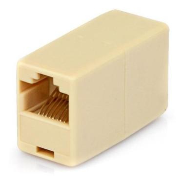 Imagem de Emenda Adaptador Rj45 Lan 8x8 Femea X Femea P/ Cabo Rede - Genérica