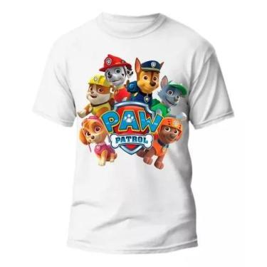 Imagem de Camiseta Patrulha Canina - 100% Algodão, Gola Redonda e Econômica - Lo