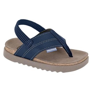 Imagem de Chinelo De Dedo Com Elástico Molekinho Infantil 2636.101