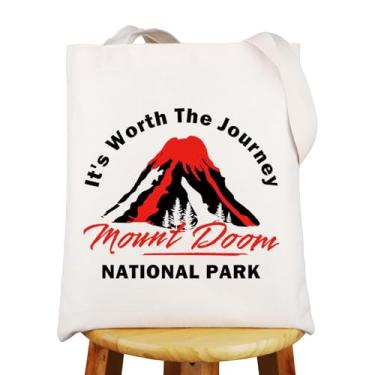 Imagem de G2TUP Bolsa de ombro do Parque Nacional do Filme "It's Worth The Journey" Presentes inspirados no filme Terra Média, Vale a pena