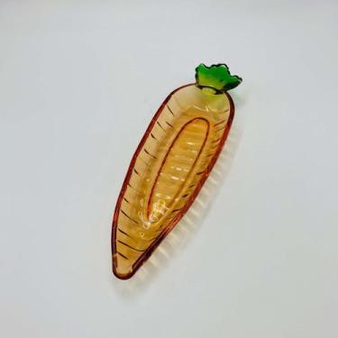 Imagem de Petisqueira Cenoura em vidro 27x8cm - cl