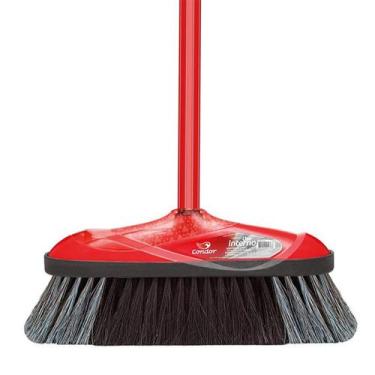 Imagem de Vassoura CONDOR PELO NATURAL CLASSICA Com Cabo Cerdas Crina Uso Intern