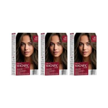 Imagem de Coloraçao Amend Magnific Cr Perm 6.0 Louro Escuro-Kit C/3Un