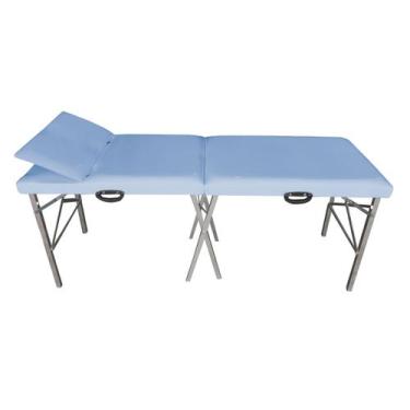 Imagem de Maca Portátil Cabeceira Reclinável 200kg 65cm Largura 10 Cores - BEST 