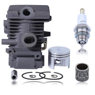 Imagem de Atunee Kit de pistão cilíndrico de 37 mm para motosserra Stihl MS192 MS192T MS192TC-E MS192TC-E Z M S192T-Z com substituição de vela de ignição 11370201203