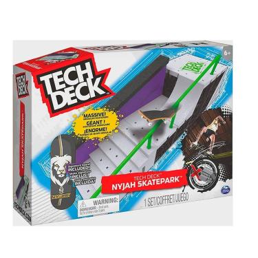 Imagem de Skate de Dedo Tech Deck Nyjah Huston Skatepark 2895 - Sunny