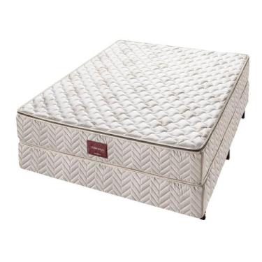 Imagem de Conjunto Box Casal Espuma D33 Americanflex Clinoflex Trend 138x188x68c