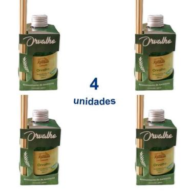 Imagem de Kit 4 Aromatizador de Ambiente 280ml Luz Aromas Difusor de Vareta - En