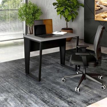 Imagem de Mesa Industrial Escritório 90cm x 60cm Pés Metal F5 Office - F5 Office