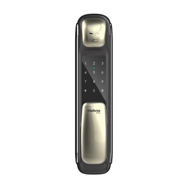 Imagem de Fechadura Digital Intelbras Fr 630 Push e Pull Biometria