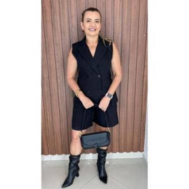 Imagem de Conjunto Alfaiataria Bermuda Colete Crisconf Cor:;Tamanho:M-Masculino