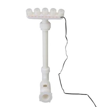 Imagem de Fockety Fonte da Piscina, Fonte de Piscina Com Energia Solar RGB RGB Alterando Aspersores de Piscina Em Cascata Com Aplicativo de Controle Remoto, 7 Modos de Iluminação para Piscinas de