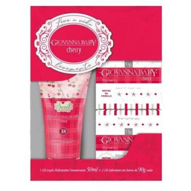 Imagem de Loção Hidratante Giovanna Baby 50ml+Sabonete 90g 2 Unidades Cherry Edi
