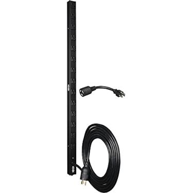 Imagem de Tripp Lite Basic PDU, 20A, 14 tomadas (5-15/20R), 120V, adaptador L5-20P/5-20P, cabo de 3,8 m, potência vertical de montagem em rack 0U, 91,4 cm. (PDUV20)