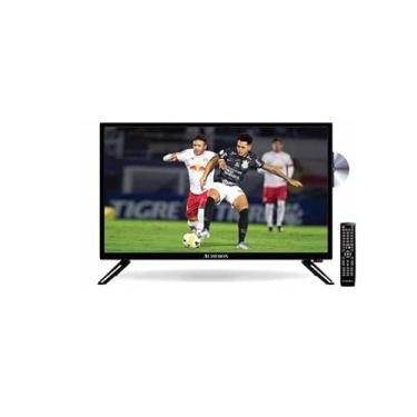 Imagem de Audiobox TV-24D LED HDTV & Monitor 24", with Built-in DVD Player, HDMI, USB, AC/DC, DVD/CD/CDR High Resolution for RV, Camper, Tailgate, Entertainment