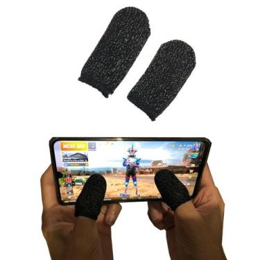 Imagem de 2 Pares Luva De Dedo Gamer Call Of Duty Pubg Free Fire, Preto
